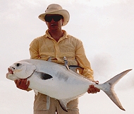 Edward Johnston with his biggest Ascension Bay permit