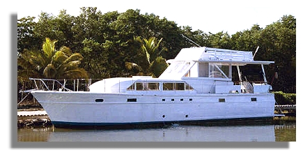 Blue Yonder:Belize River Lodge's Fishing Yacht