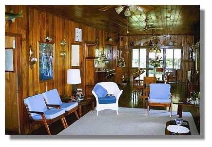 Belize River Lodge Dining / Lounge Area