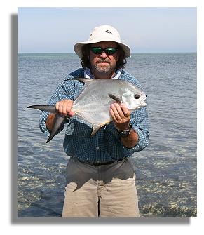 Daryl with a nice Acension Bay permit