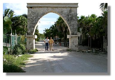 Entrance to Sain Ka'an Park