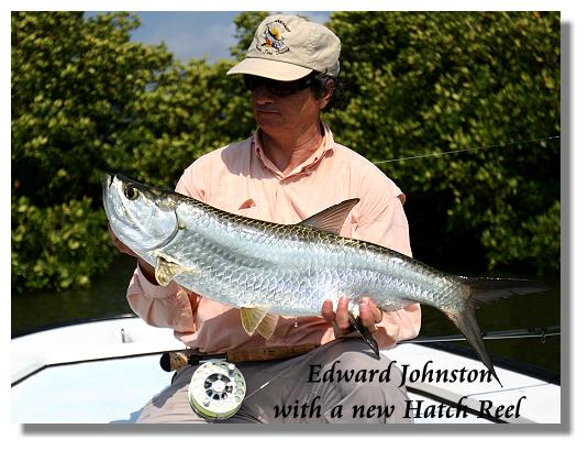Edward Johnston with a new Hatch Reel