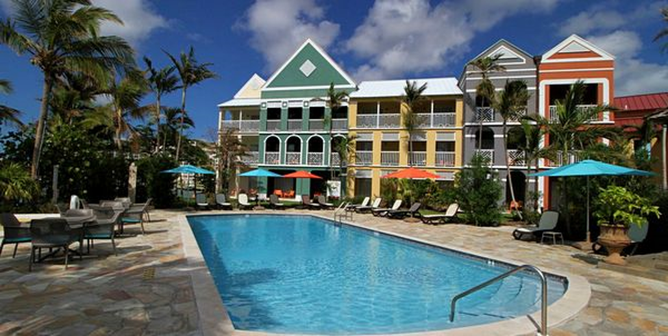 H2O Bonefishing hotel pool, Bahamas